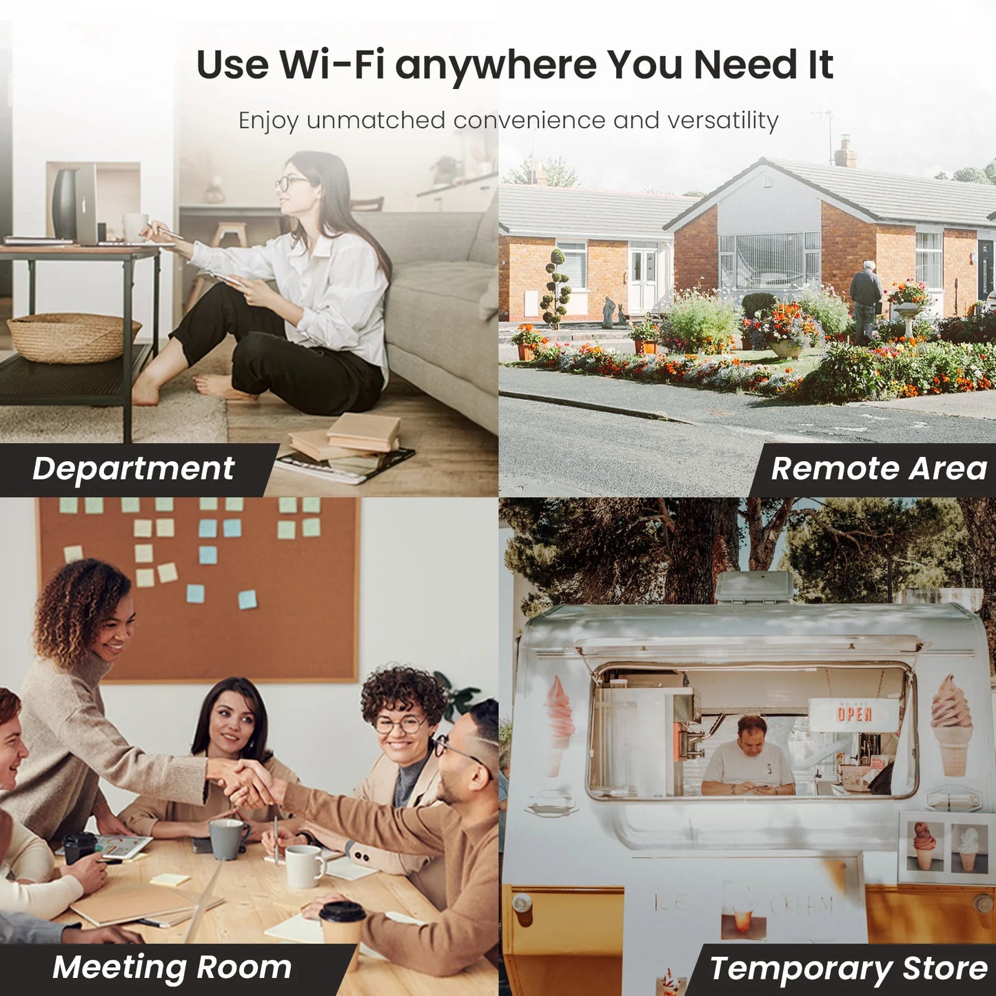 4G Router SIM Card AC1200 Wireless Router Hotspot 64 Users 150Mbps Beamforming 4G Wifi Router CAT4 Carrier Aggregation