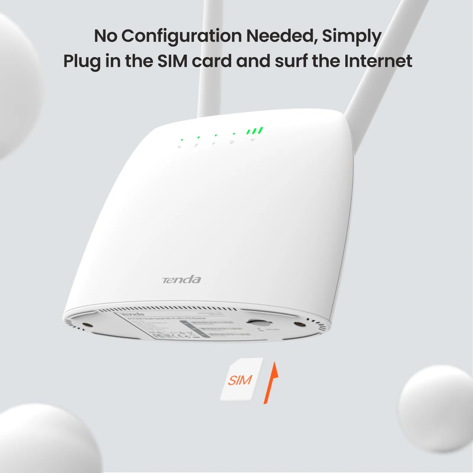 4G Router SIM Card AC1200 Wireless Router Hotspot 64 Users 150Mbps Beamforming 4G Wifi Router CAT4 Carrier Aggregation
