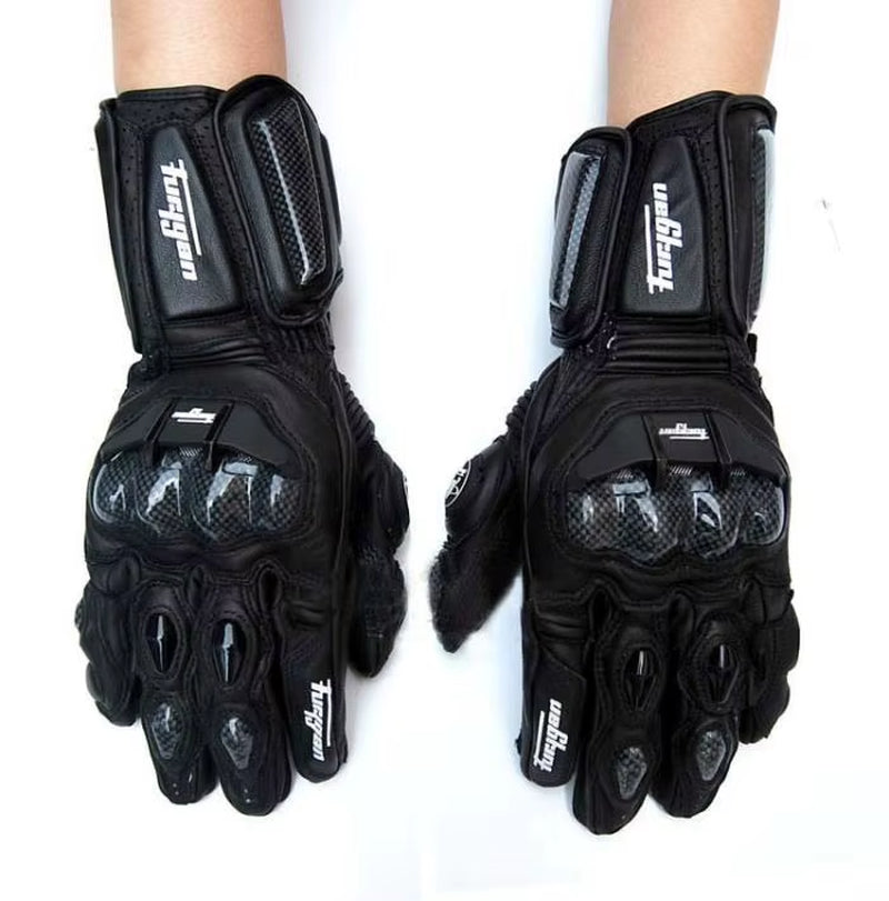 Motorcycle Gloves Afs6 Afs10 Afs18 Security Protection Windproof Motocross Mittens Touch Screen Men'S Leather Motorbike Glove