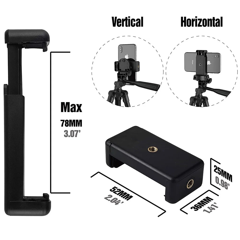 Smartphone Tripod Cellphone Tripod for Phone Tripod for Mobile Tripie for Cell Phone Portable Stand Holder Selfie Picture